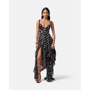 Versace Embroidered Butterflies Gown