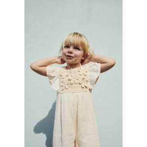 Zara MIXED CROCHET JUMPSUIT