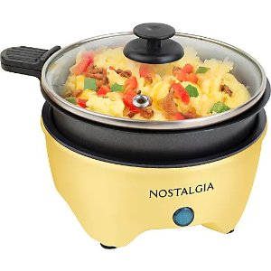 Nostalgia MSK5YW MyMini Personal Electric Skillet Yellow - Office Depot