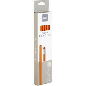 Office Depot ® Brand Wood Pencils, #2 Lead, Medium, Pack of 12