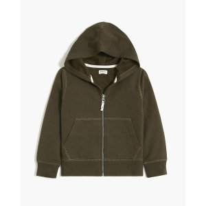 J.Crew Boys' fleece full-zip hooded sweatshirt