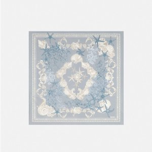 Versace Barocco Sea Silk Foulard 27.5"
