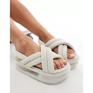 Nike Air Max Isla sandals in off white