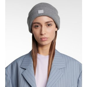 Acne Studios Kansy ribbed-knit wool beanie