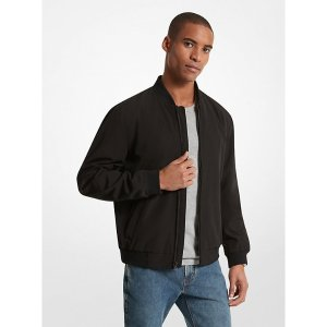 Michael Kors Dublin Water-Resistant Bomber Jacket
