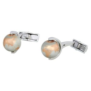 Montblanc Heritage Spirit Rotating Globe Cufflinks