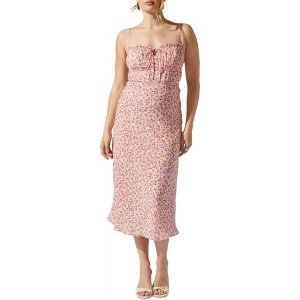 ASTR THE LABEL Floral Shirred Sundress