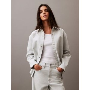 Calvin Klein Relaxed Denim Button-Down Shirt