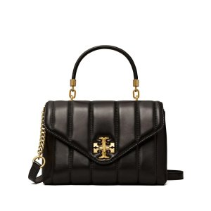 Tory Burch leather logo-plaque satchel bag