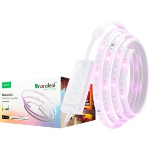 Nanoleaf - Essentials Matter 80" Smart LED Lightstrip (2m) Smarter Kit - Flexible and Trimmable - White and Colors