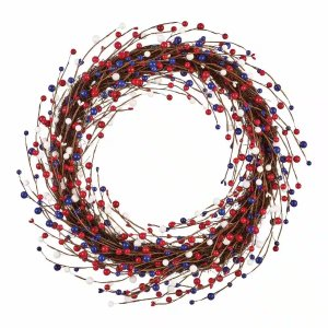 Home Accents Holiday 24 in. Artificial Spring Berry Wreath