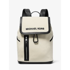Michael Kors Brooklyn Cotton Canvas Backpack