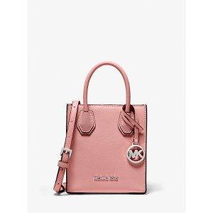 Michael Kors Mercer Extra-Small Pebbled Leather Crossbody Bag