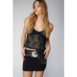 Lace V Neck Tank Top