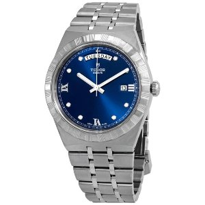 Tudor Royal Automatic Diamond Blue Dial 41 mm Men's Watch