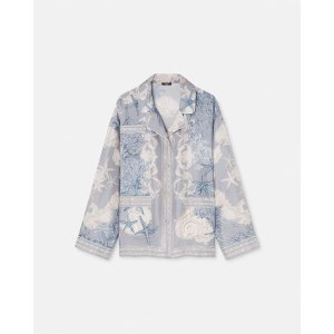 Versace Barocco Sea Oversized Silk Shirt