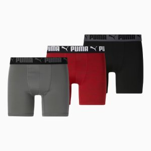 Puma Men's Athletic Boxer Briefs [3 Pack]