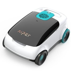 Aiper - Scuba L1 Cordless Robotic Pool Cleaner for Above-Ground Pools up to 1100sq.ft, Dual Filtration, Automatic Pool Vacuum - White