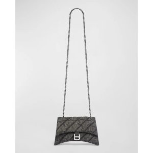 Balenciaga Crush XS Chain Bag Quilted Denim
