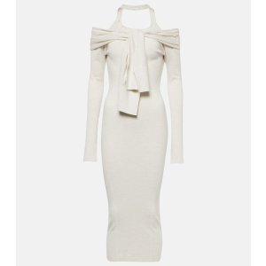 Jacquemus La robe Doble wool-blend midi dress