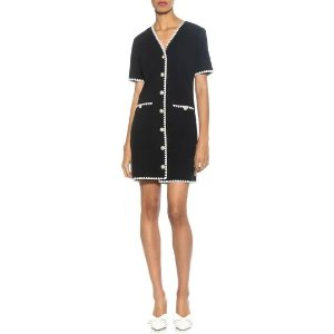 Alexia Admor Jaiya Short Sleeve Button Front Dress
