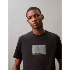Calvin Klein Distant Skyline Graphic Crewneck T-Shirt