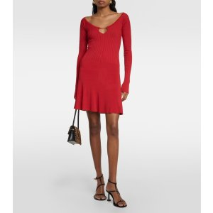 Jacquemus La Mini Robe Pralu off-shoulder minidress