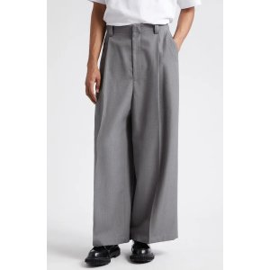 Jacquemus Le Pantalon Salti Loose Fit Pleated Wool Pants