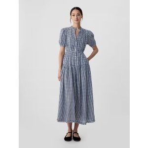 Gap × DOEN Gingham Maxi Dress