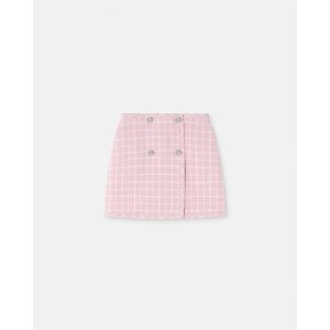 Versace Contrasto Tweed Wrap Mini Skirt