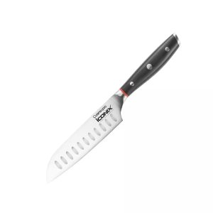 ICONIX 5 in. Steel Full Tang Santoku Knife