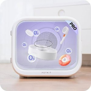 Petkit - AIRSALON MAX PRO Automatic Pet Hair Drying Box for Cats and Dogs with Smart Temp Control via App and Touch Panel - White