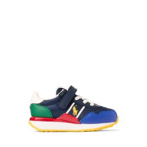 Ralph Lauren Train 89 Faux-Leather EZ Sneaker