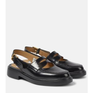 Thom Browne Leather slingback loafers