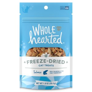 WholeHearted WholeHearted Salmon Freeze-Dried Cat Treats, 1 oz.