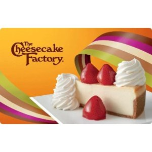 $50 Cheesecake Factory eGift Card