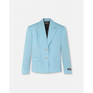 Versace Butterflies Single-Breasted Blazer