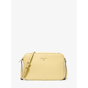 Michael Kors Jet Set Large Pebbled Leather Crossbody Bag