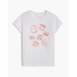 J.Crew Girls' clams graphic tee