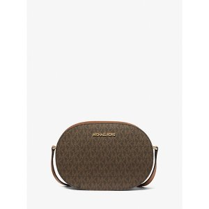 Michael Kors Jet Set Travel Medium Signature Logo Crossbody Bag