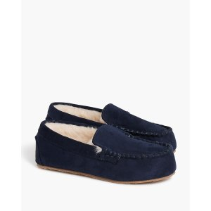 J.Crew Kids' sherpa-lined slippers