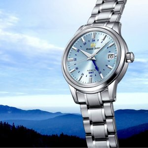 Elegance "25th Anniversary" Automatic Blue Dial Unisex Watch SBGM253G