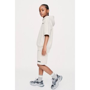 Zara INTERLOCK FLEECE SWEATSHIRT AND SHORTS MATCHING SET