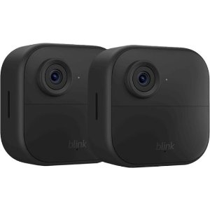 Blink - Outdoor 4 2-Camera Wireless 1080p Security System with Up to Two-year Battery Life (Sync Module Required) - Black