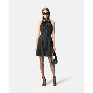 Versace Barocco Lavalliere Mini Dress