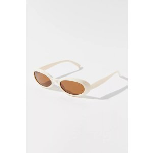Urban Outfitters Mazzy '90s Plastic Oval Sunglasses