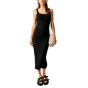 Free People Santos Sleeveless Midi Sweater Dress