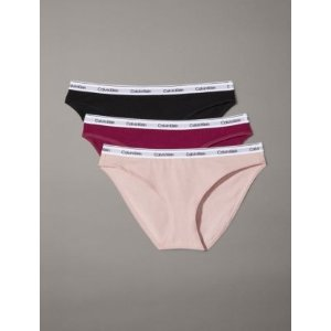 Calvin Klein Modern Logo 3-Pack Bikini
