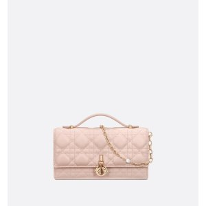 Dior Miss Dior Mini Bag Powder Pink Cannage Lambskin