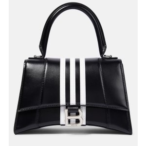 Balenciaga x Adidas Hourglass Small leather tote bag